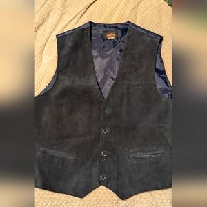 Men's vintage leather vest